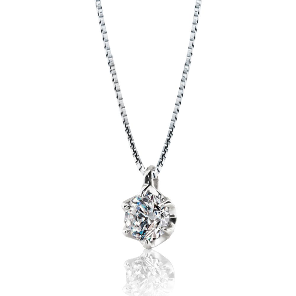 【ドルースは】 ダイヤモンドネックレス 一粒 プラチナ 0.3カラット SI｜あなたと私の宝石箱【ポンパレモール】 としても